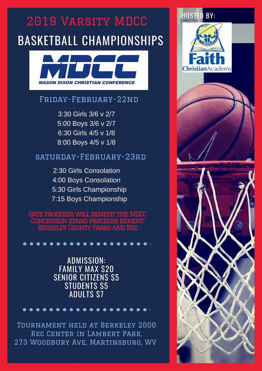 2019 Varsity MDCC Basketball Championships