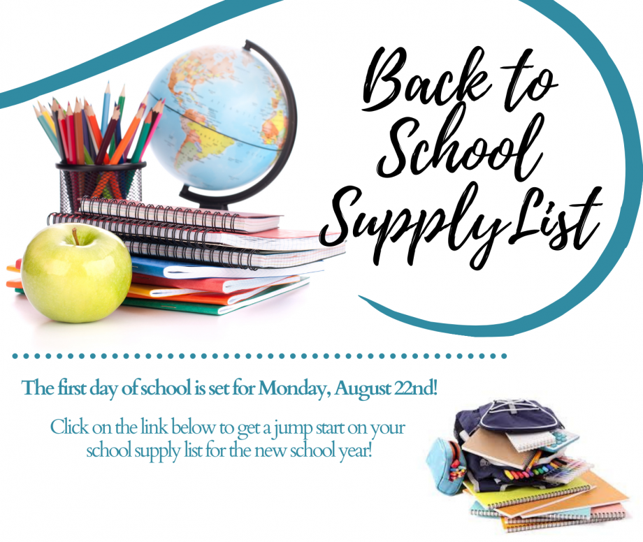 Back-to-School Supply List