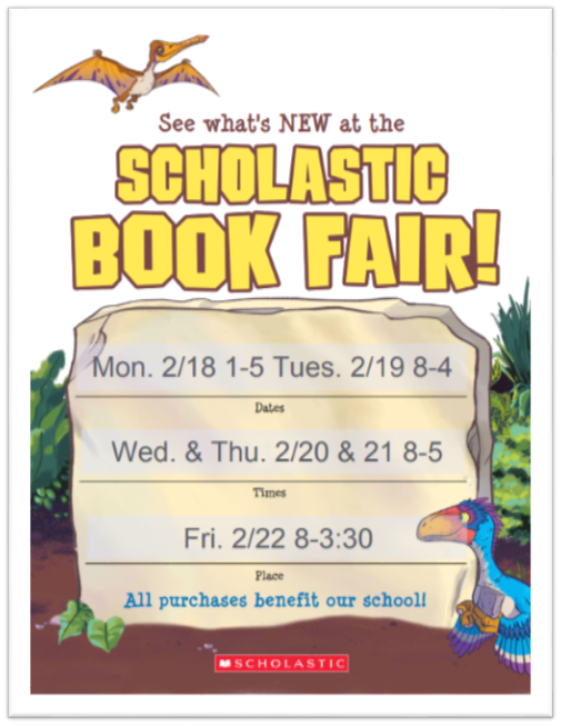 Scholastic Book Fair Schedule
