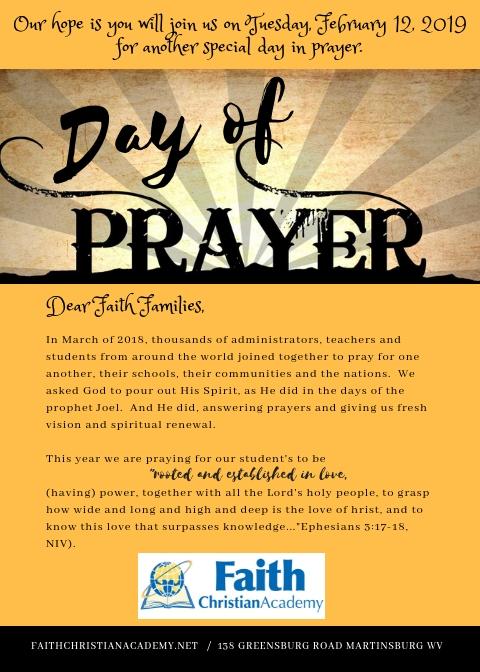 Day of Prayer 2019 Flyer